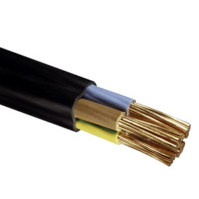 Кабель силовой с медными жилами, с изоляцией и оболочкой из ПВХ композиций пониженной пожароопасности, с пониженным дымо- и газовыделением, марка ВВГнг(А)-LS, напряжение 1000 В, число жил и сечение 5х240 мм2