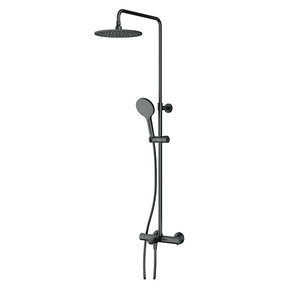 Душевая система AM.PM Like F0780700 стойка с тропическим душем, смесителем, изливом, хром