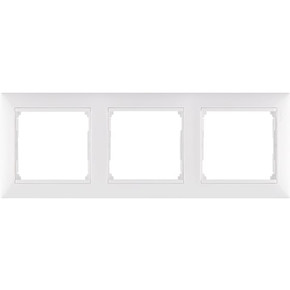 Рамка 3п гор Белая Valena (Legrand)